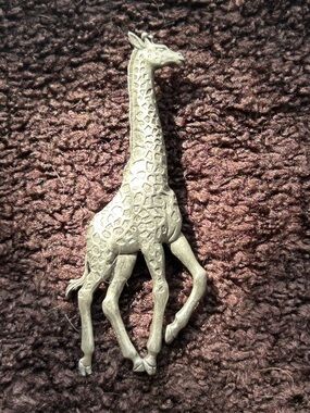 Vintage JJ Jonette Brass Giraffe Accent Figurine